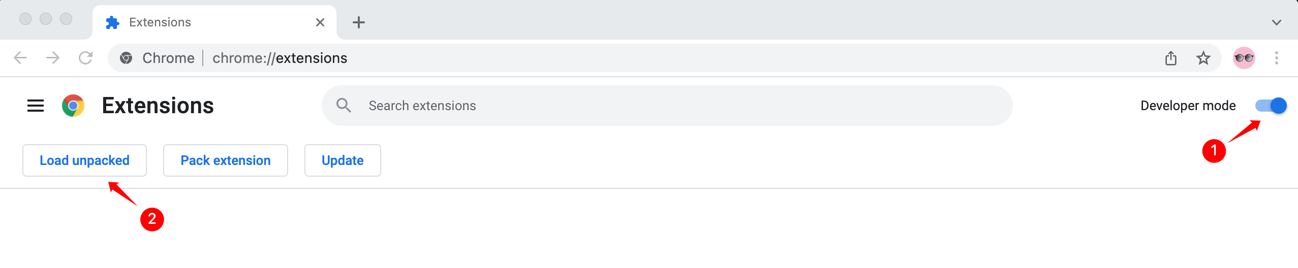 IGHashtagsExport chrome extension load unpacked